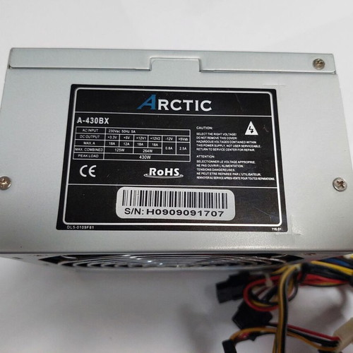 Arctic A-430BX 430W power supply like new, fully functional
