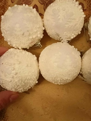 Christmas Ball Set 10 pieces like new