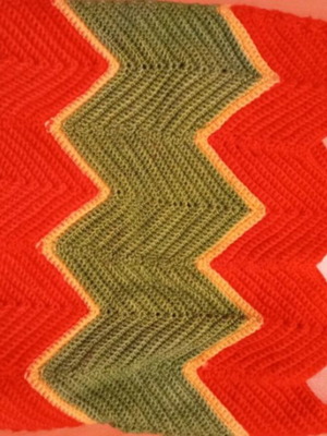 Handmade wool neck warmer used, 0.35×0.40 m