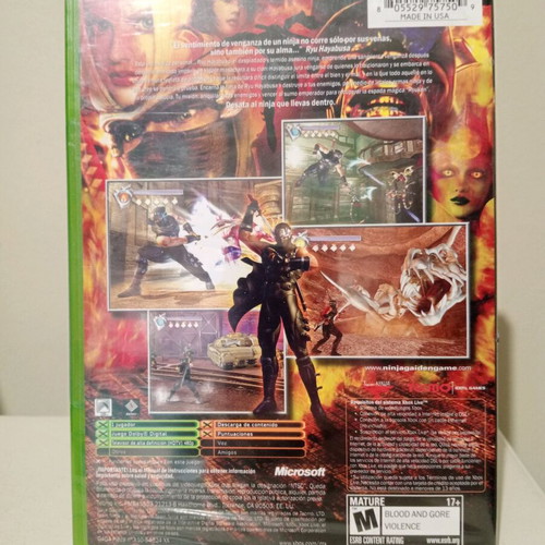Ninja Gaiden Xbox new, American edition with Spanish cover
