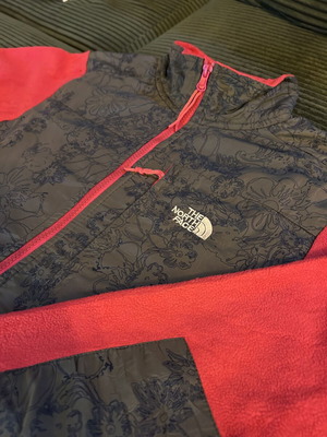 The North Face Dinali fleece σαν καινούργιο, γκρι και ροζ, μέγεθος L