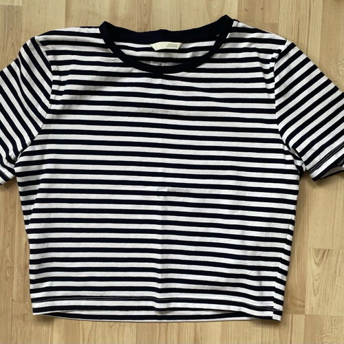 Zara striped navy T-shirt size L like new