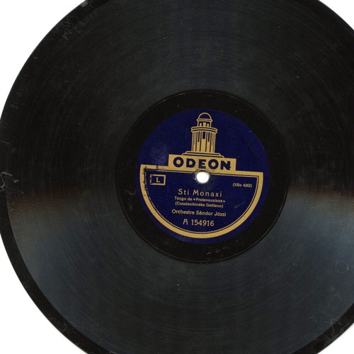 78 rpm gramophone record used Konstantinidis