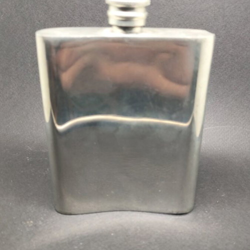Scotland Yard flask used, pewter construction, made in England