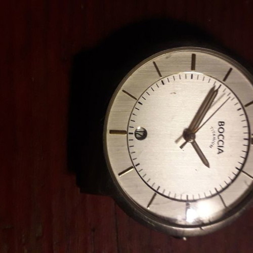 Boccia Titanium men's watch used