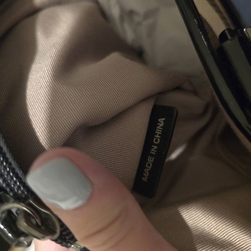 Burberry handbag like new, black and beige