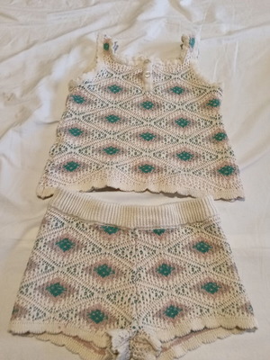 Jessica Simpson girls' set like new, colorful cotton