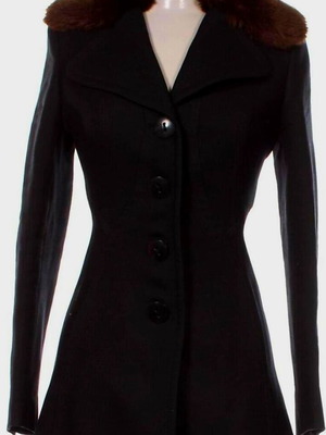 Karen Millen women's coat new, black, size S