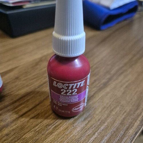 Loctite 222 threadlocker glue 10ml new