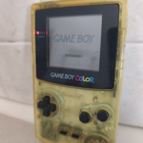 Game Boy Color transparent used, very good condition for its age