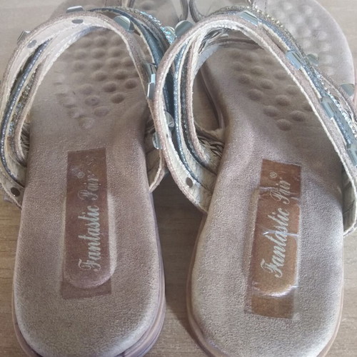 Women's sandals like new, size 37, multicolor with unique design