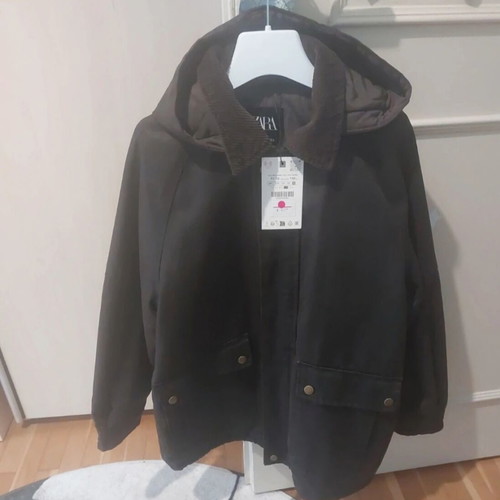 Zara children's jacket new, size 11-12 years, brown