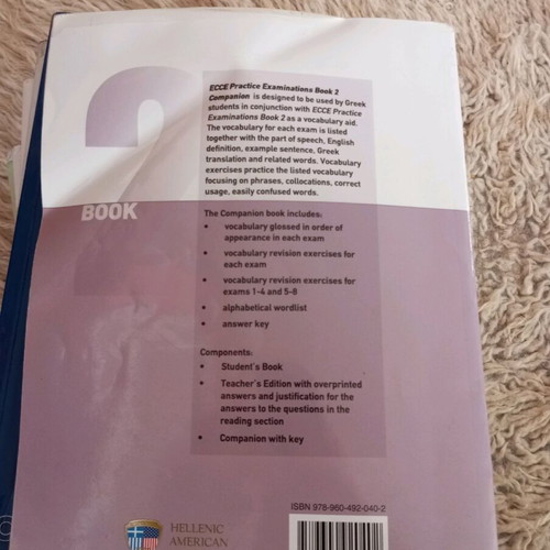 Ecce Practice Examinations Companion like new