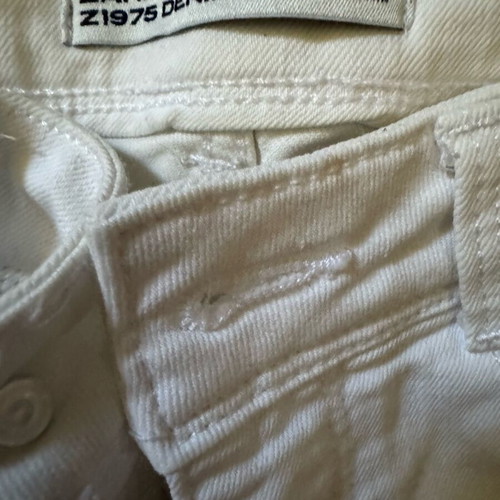 Zara skinny fit jeans size 36 like new, white