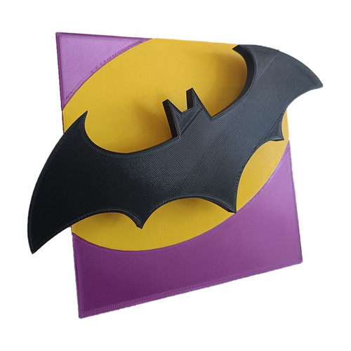 Batman decorative 3D printed wall art new