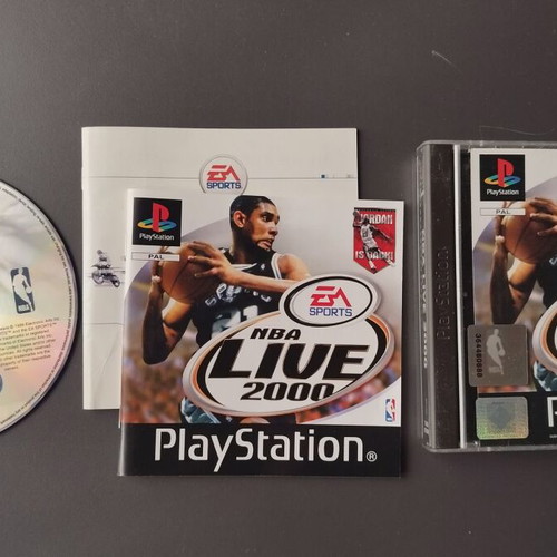Sony PlayStation 1 NBA Live 2000 game, Greek