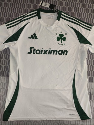 Panathinaikos Away Jersey 2024-2025 καινούριο, Adidas γνήσιο, μέγεθος XXL
