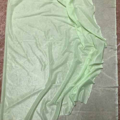 Light elastic lining fabric green 103x147 cm new