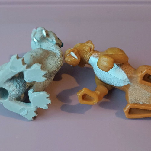 Ice Age figures like new, set of two