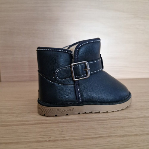 Blue children's boots size 24 new with decorative buckle