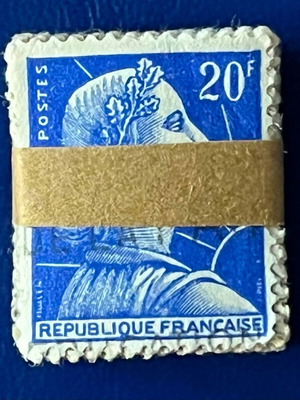 Marianne de Muller 20F French stamps like new, pack of 50