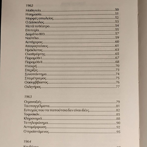 O Kathreftis and Other Prozes used, Giannis Negrepontis