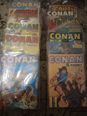 Super Conan Cobra Press comics used, complete collection 1-57