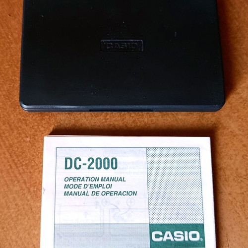 Casio DC-2000 electronic organizer new with manual