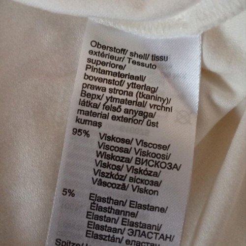 BodyFlirt white blouse size M like new, viscose and elastane