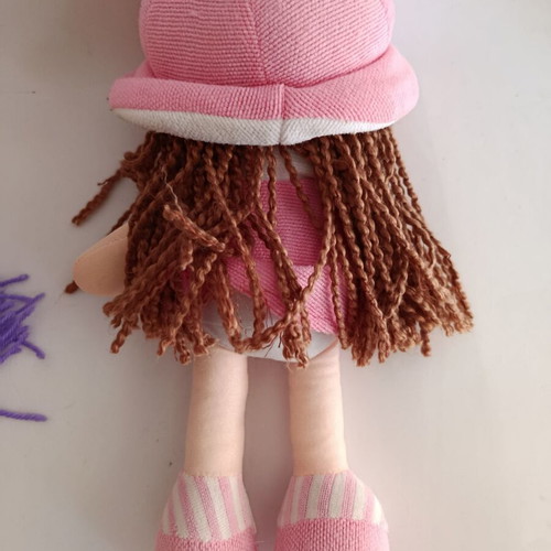 Cloth dolls set of 3 like new, sizes 40, 32 and 30 cm