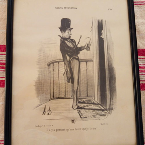 Set of 2 engravings like new, framed 33x27 cm