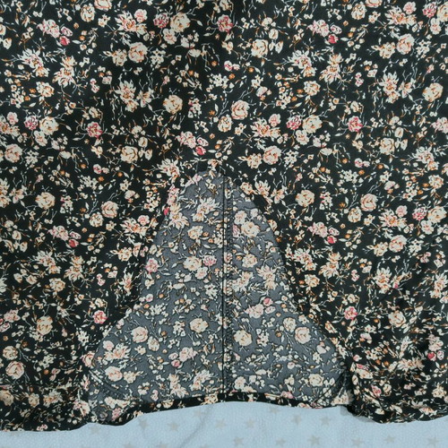 Shein floral short-sleeve blouse 2XL new, multicolor