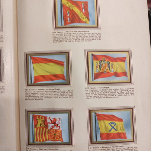 Album with European countries flags used