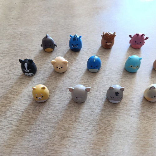 Squish-a-longs figures set like new