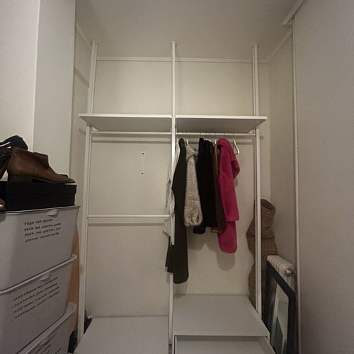 Ikea Elvarli modular open storage wardrobe like new