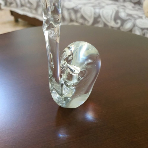 Crystal snail figurine like new