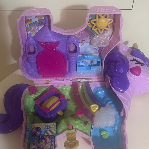 Polly Pocket Unicorn Party Playset used by Mattel