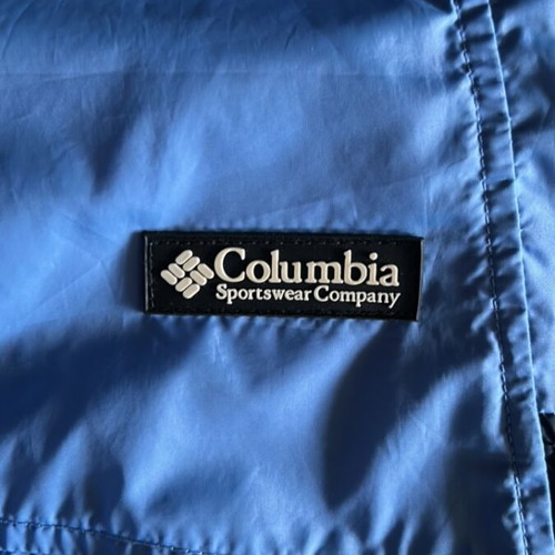 Shelter Columbia jacket like new, blue, sizes S and M