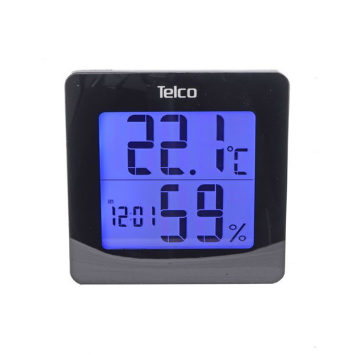 Table clock with temperature and humidity display new