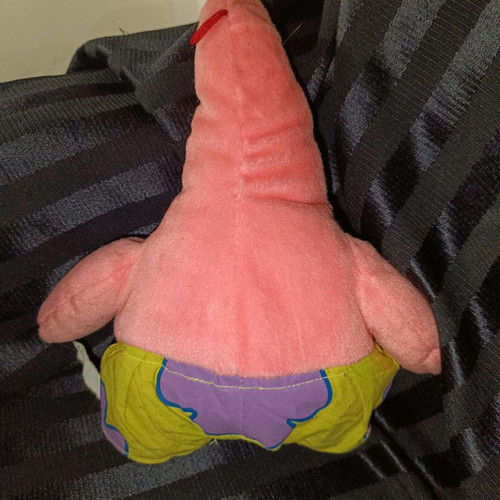 Patrick Star plush used, 9 cm height