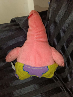 Patrick Star plush used, 9 cm height