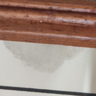 Cutty Sark mirror used with minor scratches and haze, approx. 30x40 cm