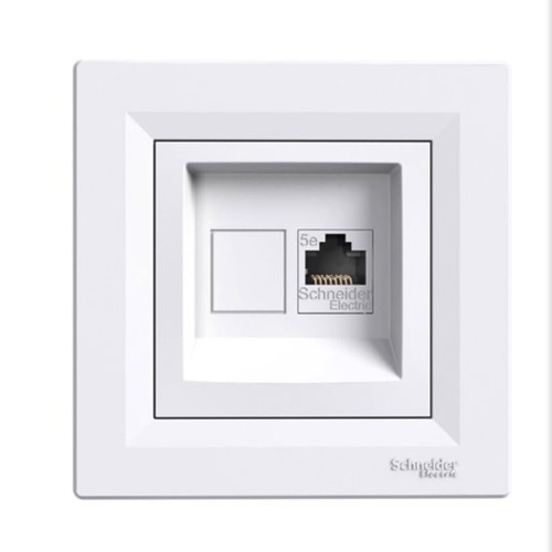 Schneider RJ45 wall sockets unused, 4 pieces