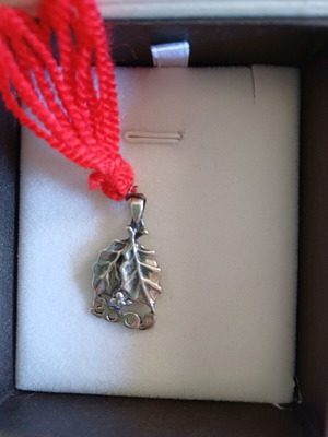 Silver charm 2002 collectible new with leaves and fruits