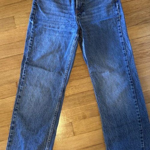 Zara jeans no36 long straight fit pants