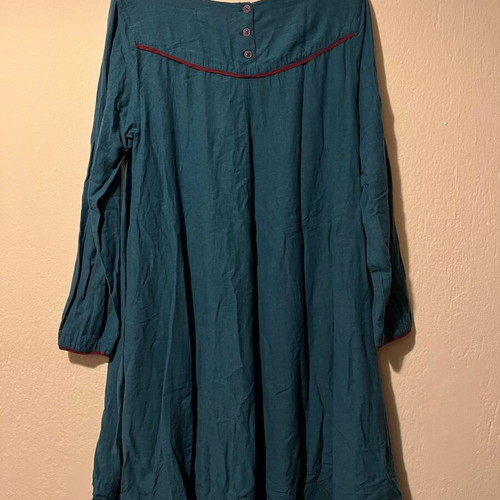 Gudrun Sjödén dress used, size S, green and purple