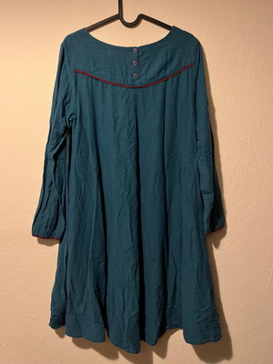 Gudrun Sjödén dress used, size S, green and purple