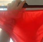 Esmara bikini bottom, coral, size Large