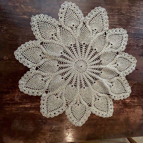 Gold embroidery 53x53 like new