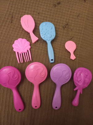 Barbie brushes